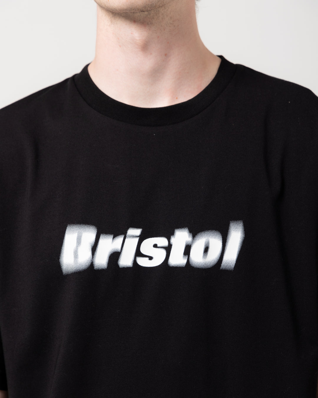 Blurred Logo Tee | Black