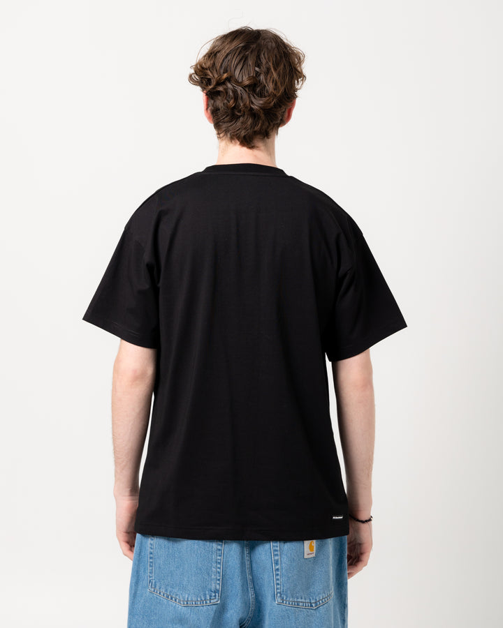 Blurred Logo Tee | Black