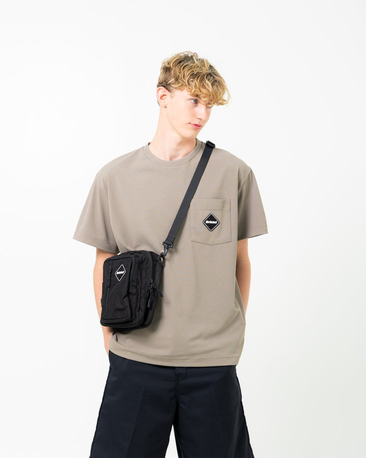 Emblem Pocket Tee | Beige