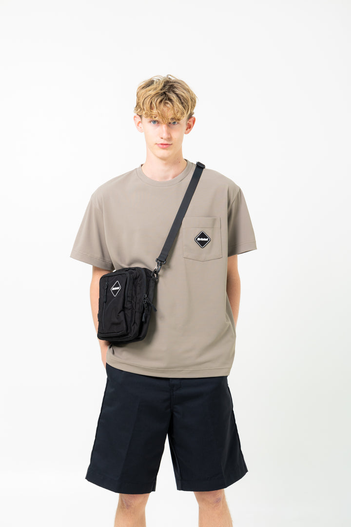 Emblem Pocket Tee | Beige