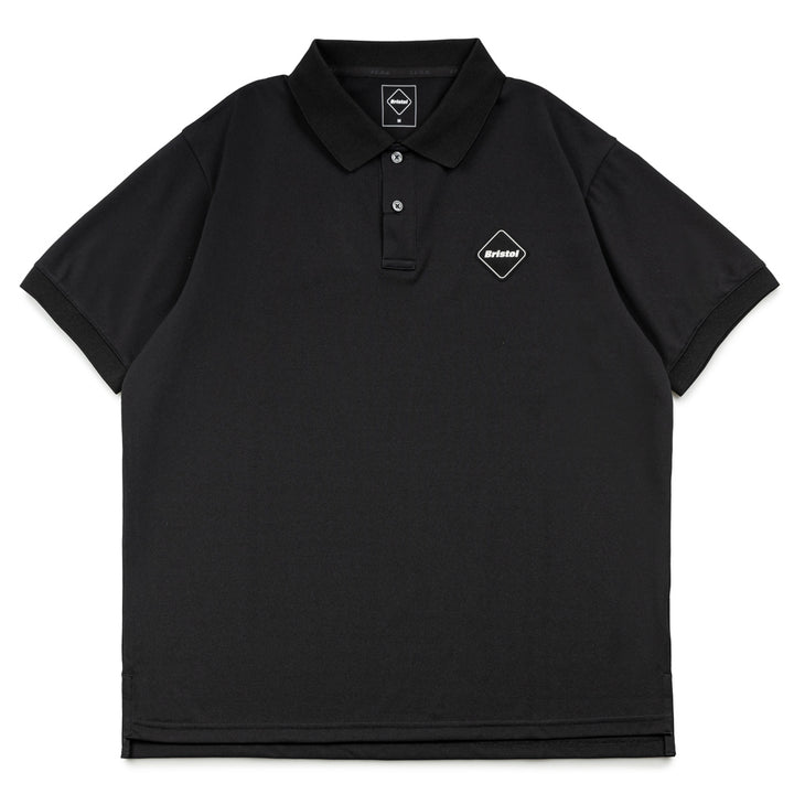 Emblem Polo Tee | Black