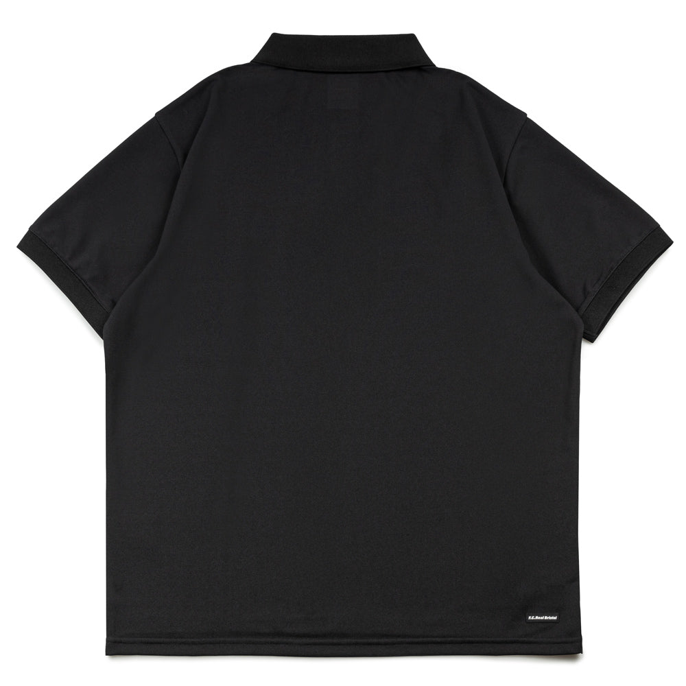 Emblem Polo Tee | Black