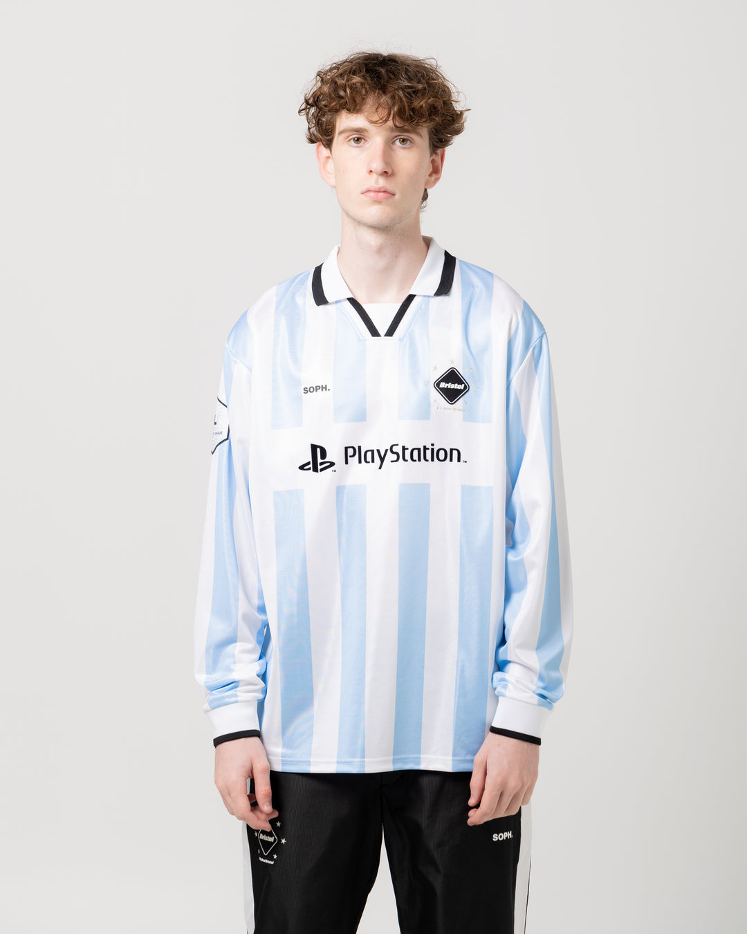 Oversized L/S Game Shirt | Light Blue