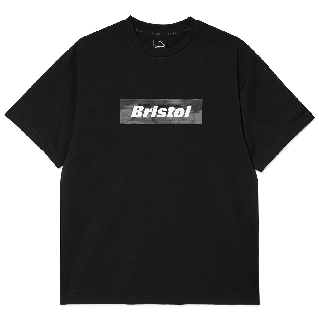 F.C.Real Bristol Speed Camo Box Logo Tee | Black