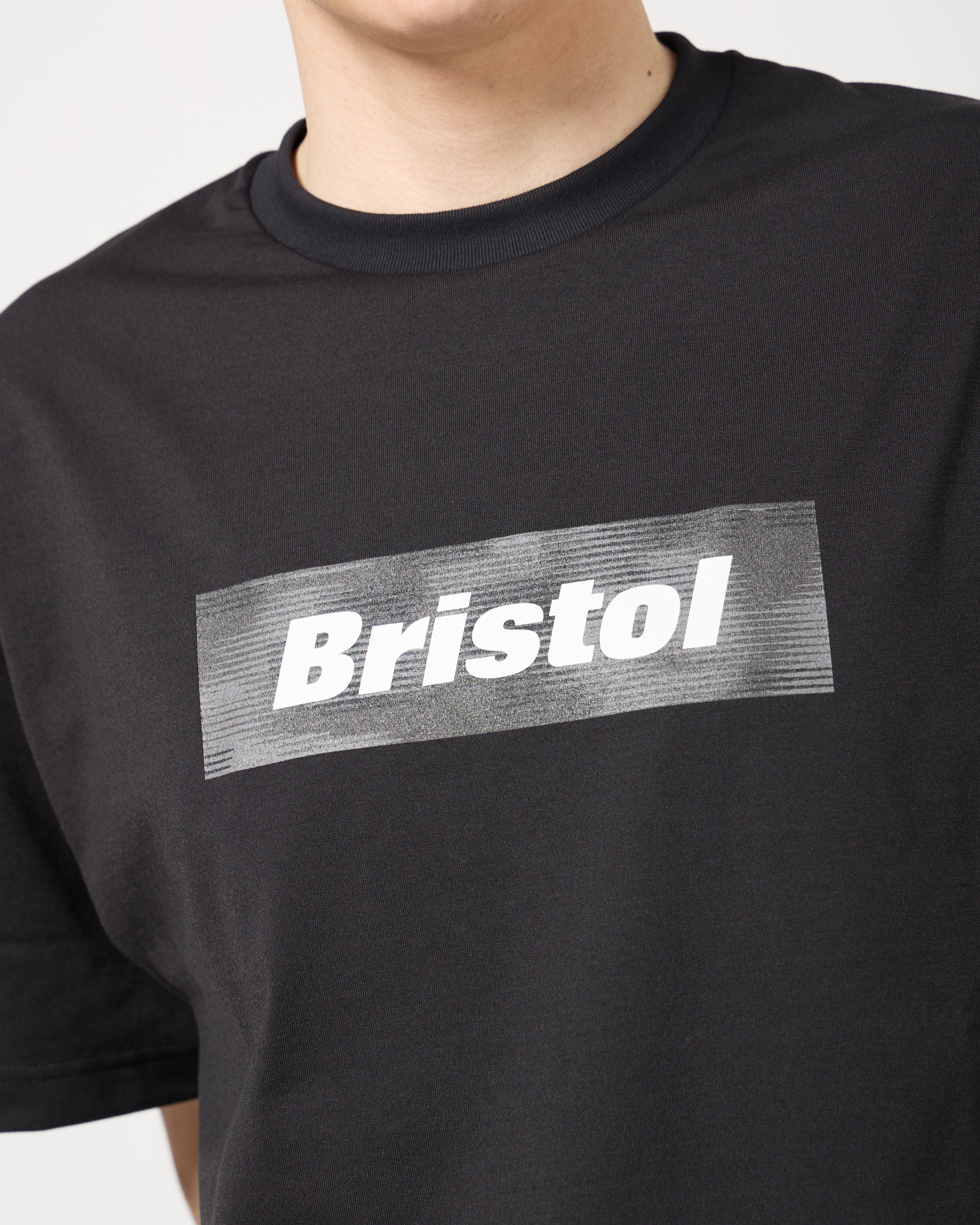 F.C.Real Bristol Speed Camo Box Logo Tee | Black