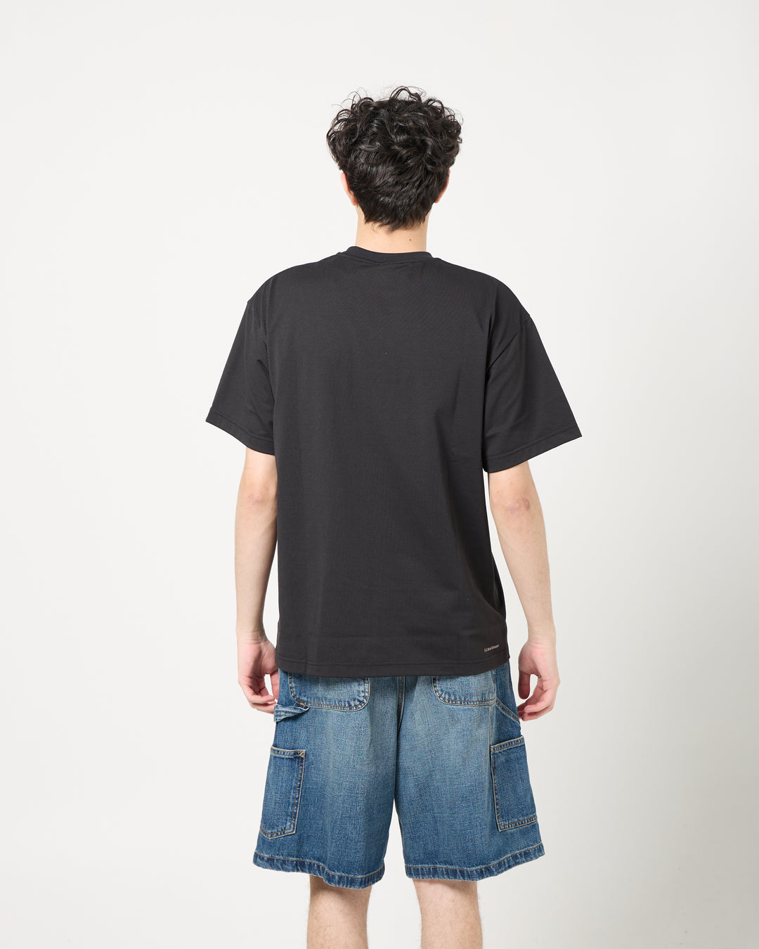 Speed Camo Box Logo Tee | Black