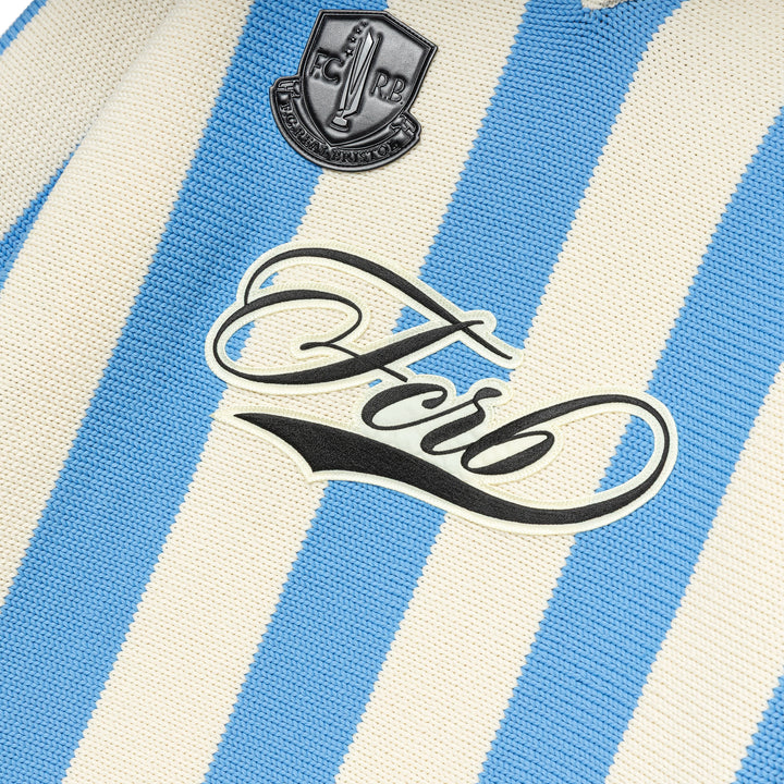 Stripe Knit Shirt | Light Blue