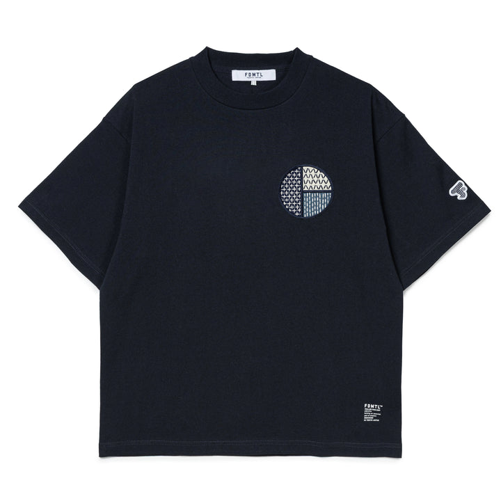 Circle Patch Tee | Navy