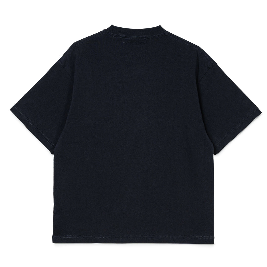 Circle Patch Tee | Navy