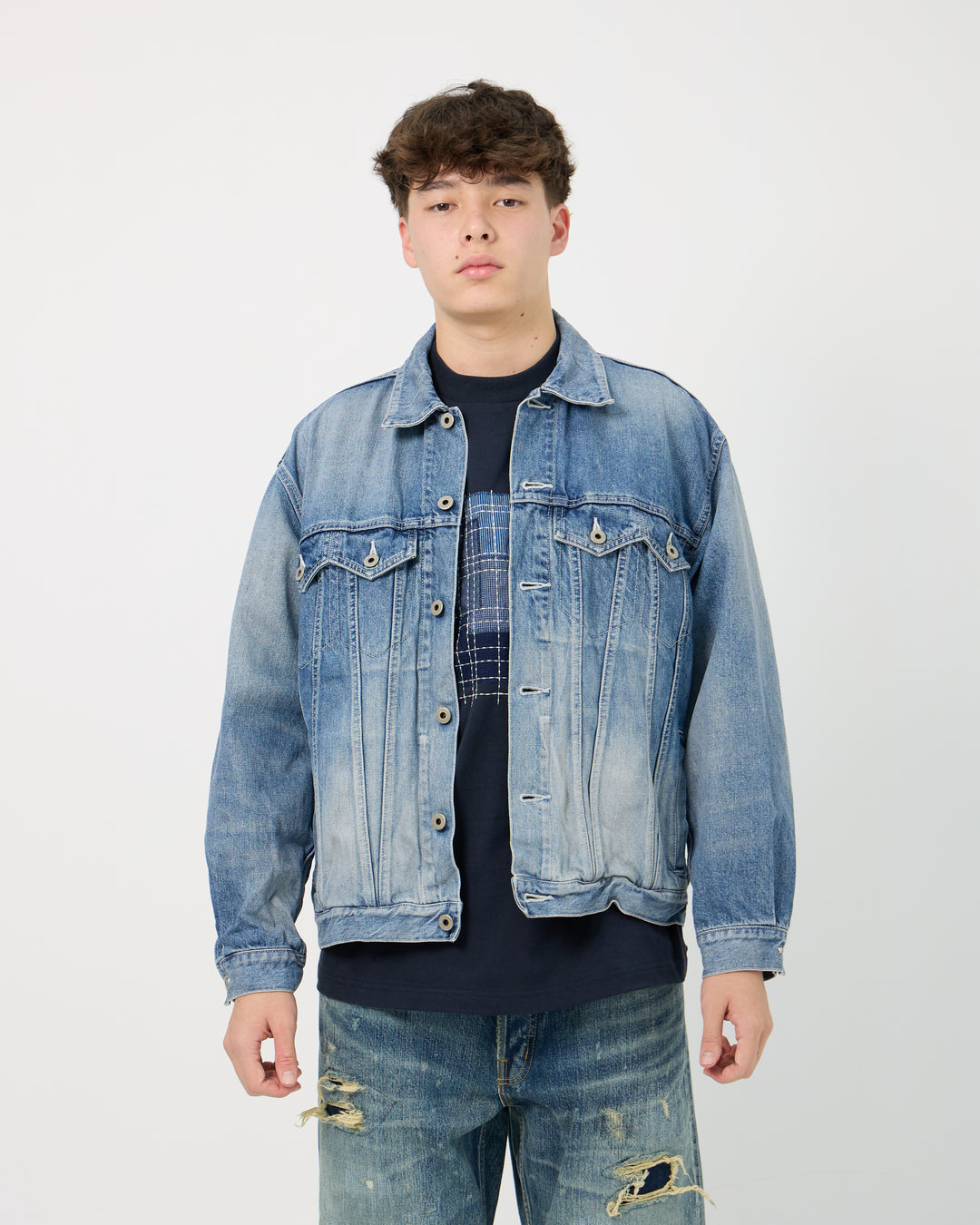 Third Third Jacket 3YR Wash | Indigo