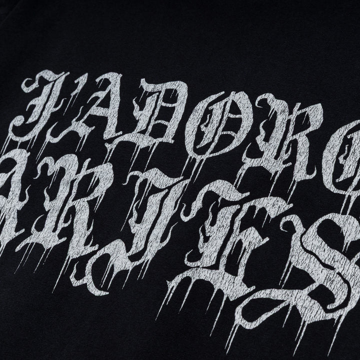 Faded Gothic J'adoro Tee | Black