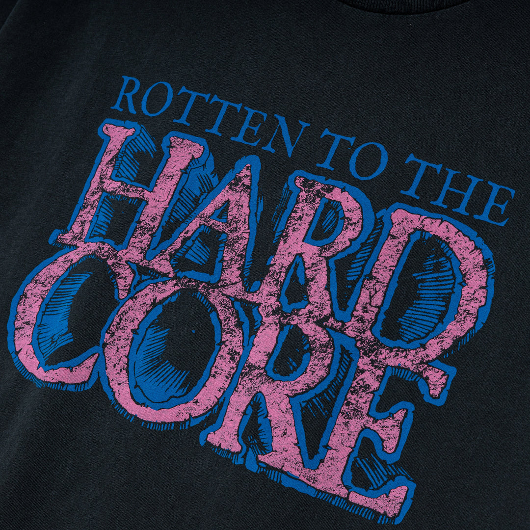 Faded Hardcore Tee | Black