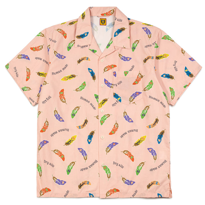 Feather Aloha Shirt | Pink