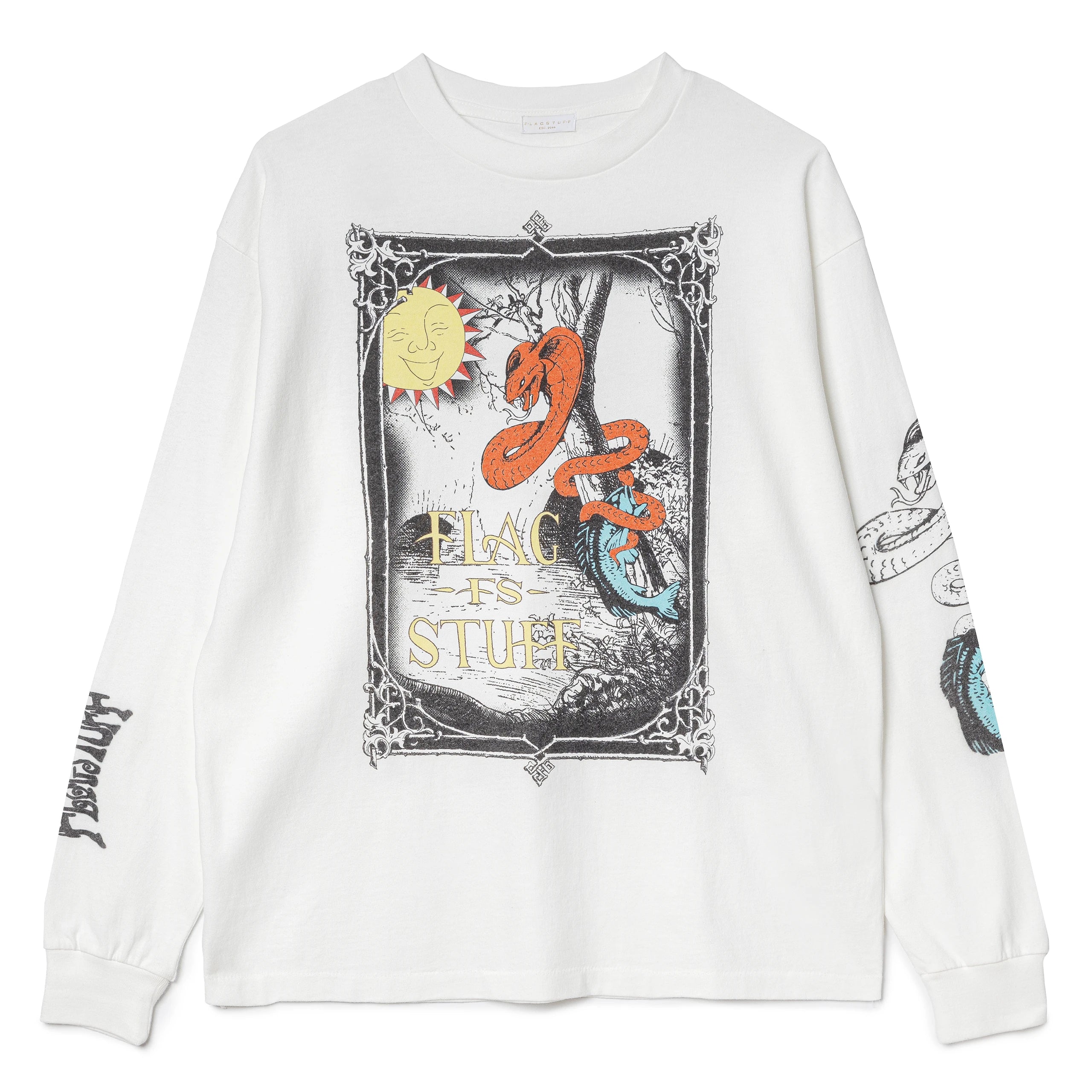 Snake L/S Tee | White