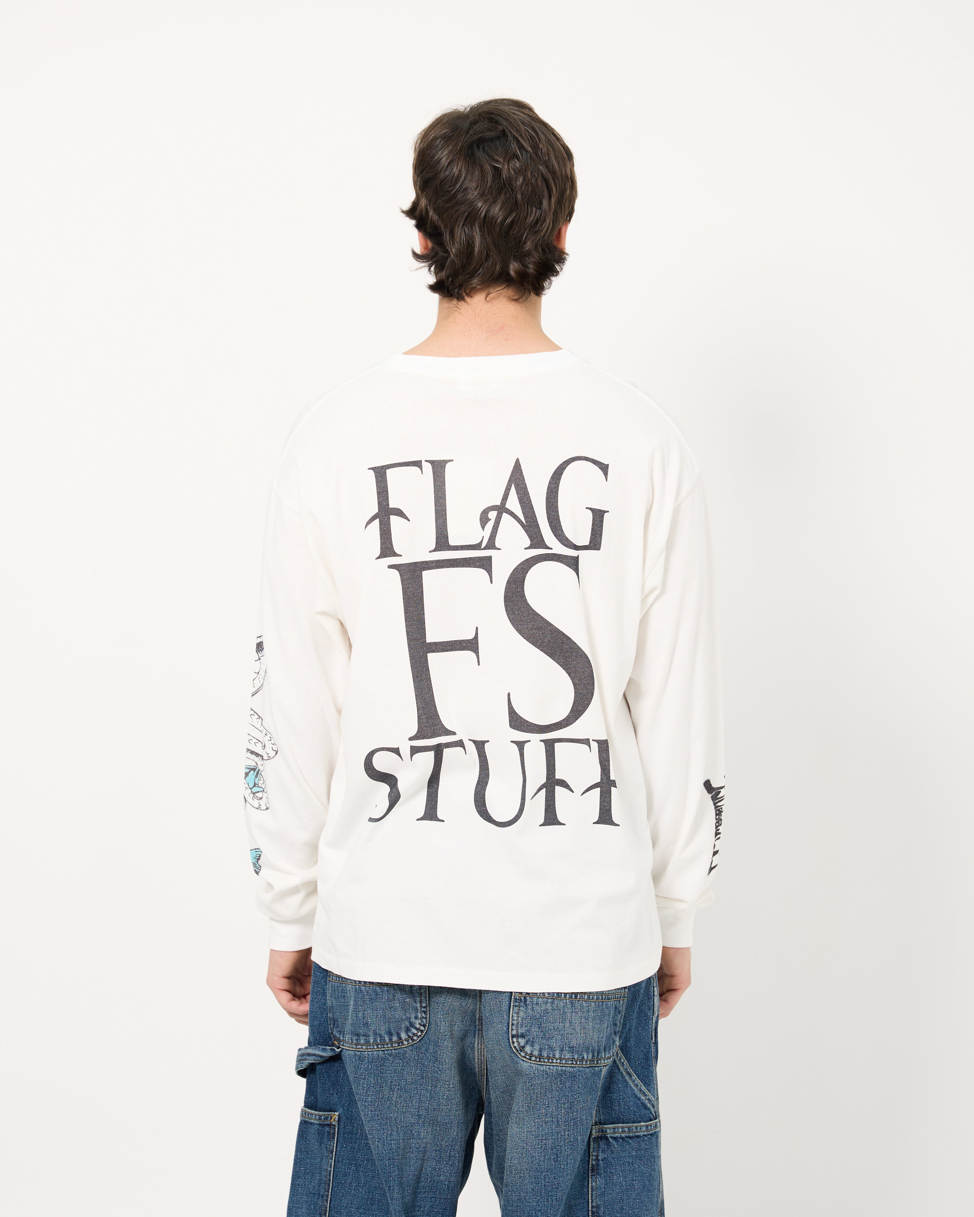 Snake L/S Tee | White