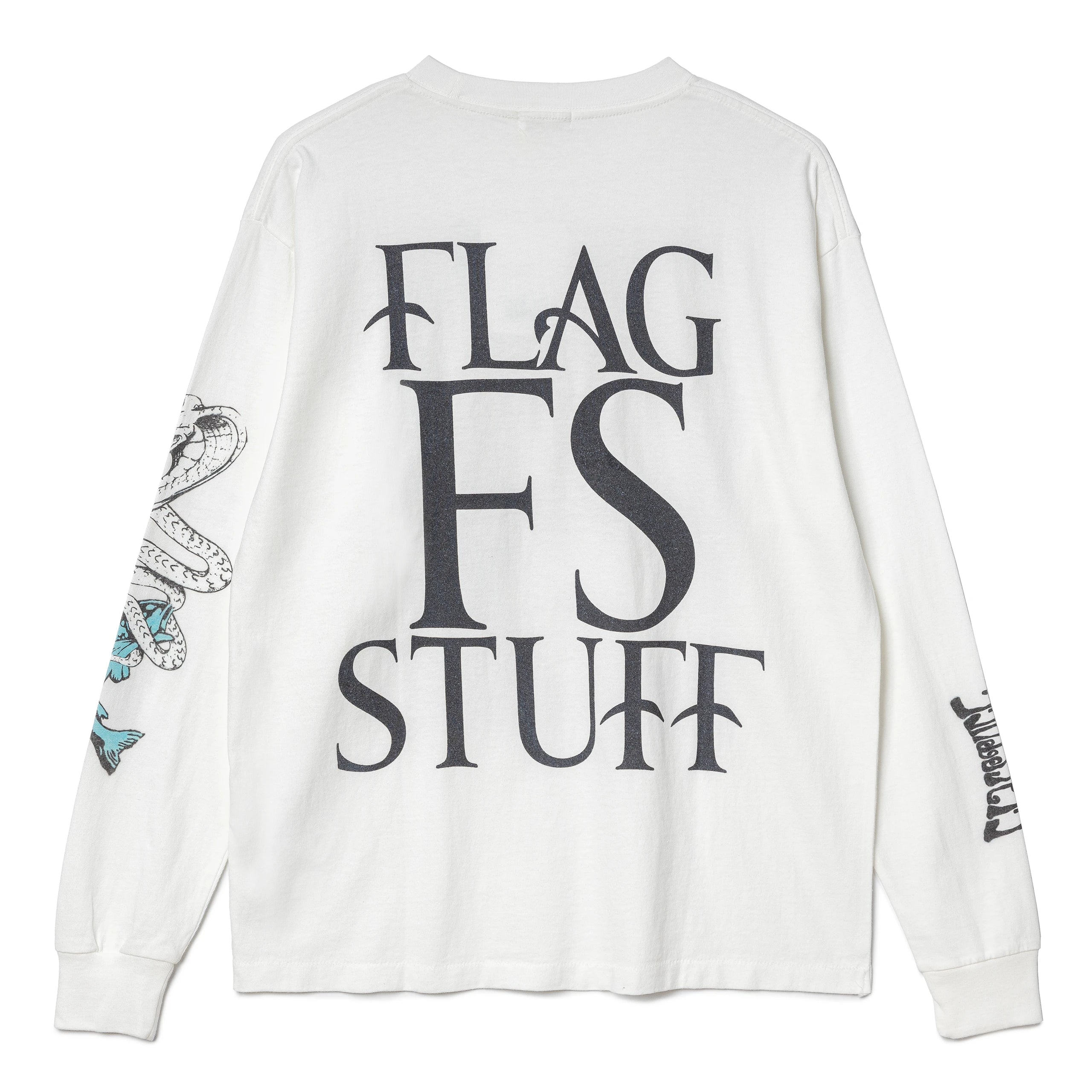 Snake L/S Tee | White
