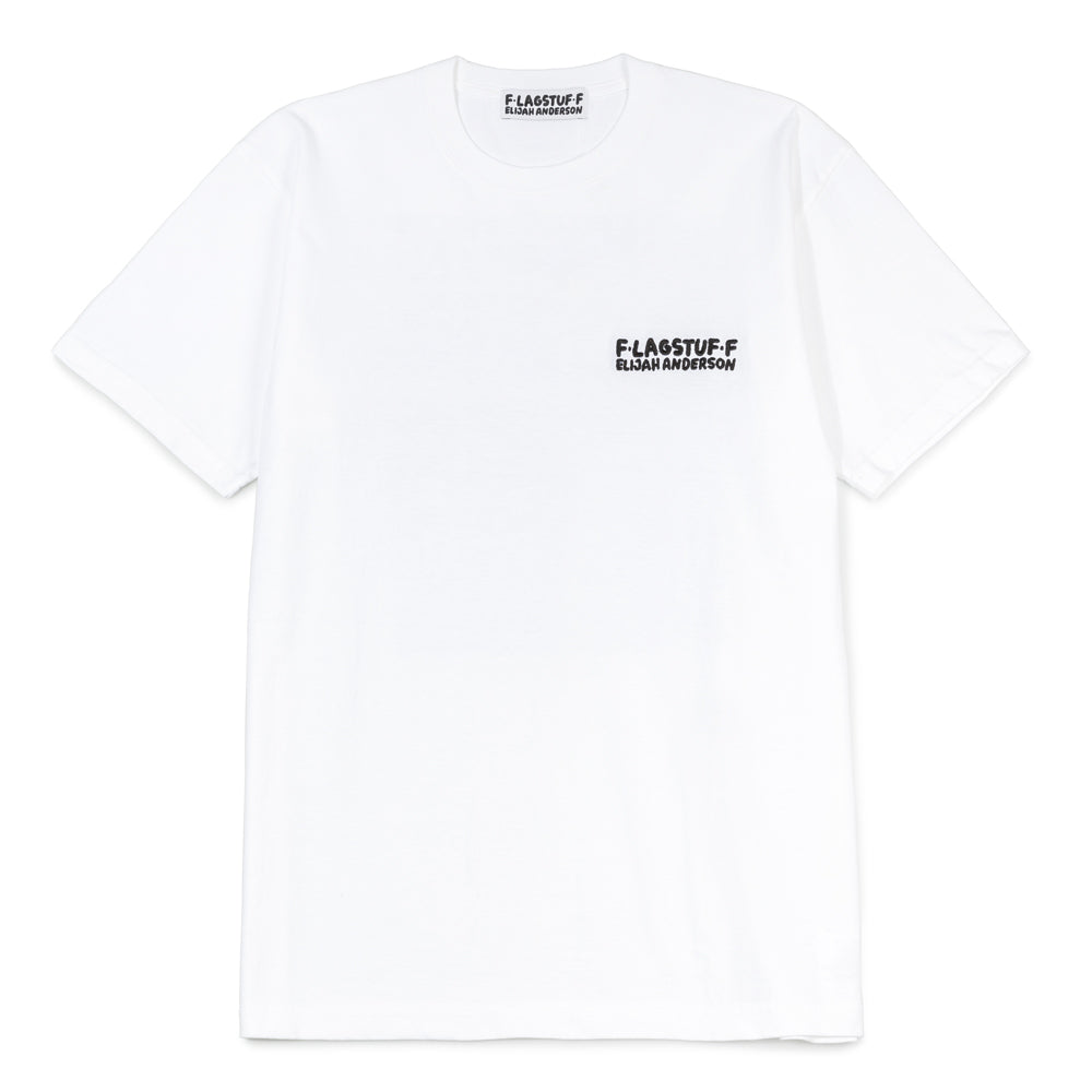 Flagstuff x Elijah Tee | White – CROSSOVER