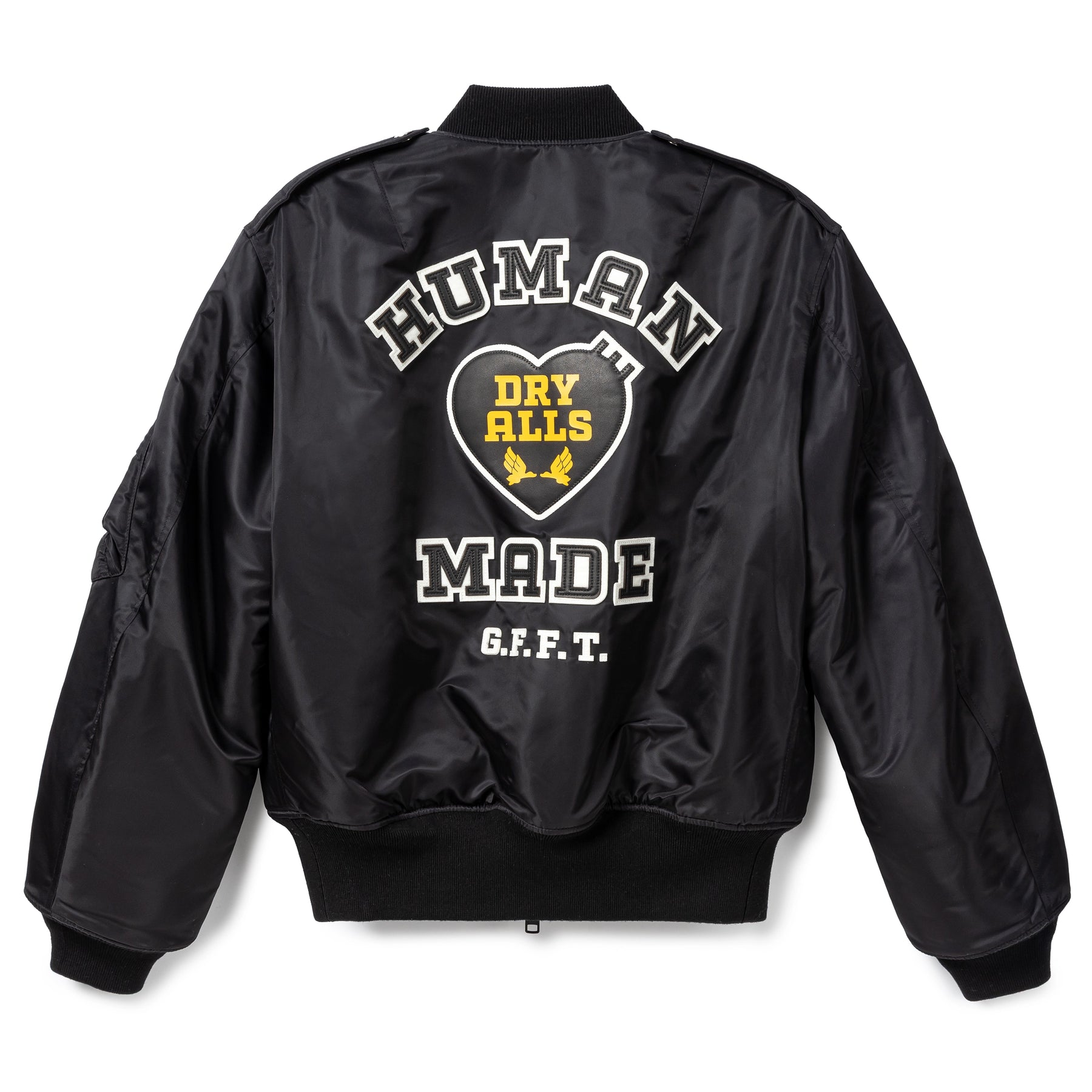 Human Made Flight Jacket | Black Human Made Flight Jacket | Black