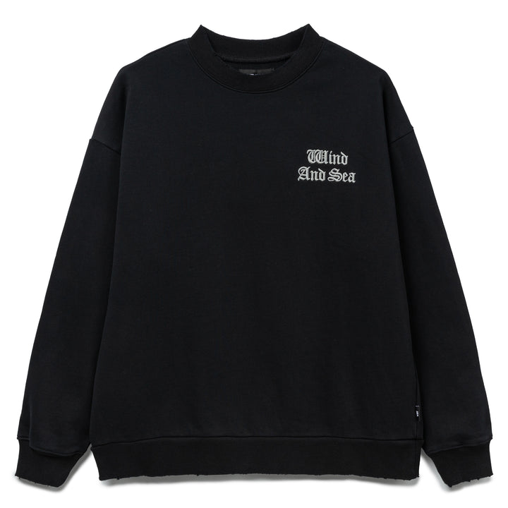 Flocky Crewneck Sweatshirt | Black