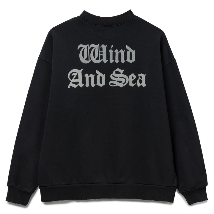 Flocky Crewneck Sweatshirt | Black