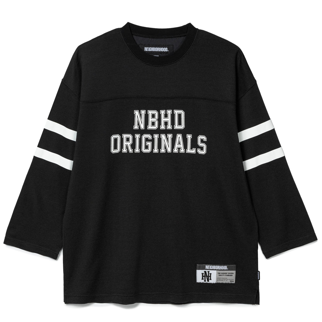 NEIGHBORHOOD　FOOTBALL SHIRT LS Neighborhood Football L/S Tee | Black