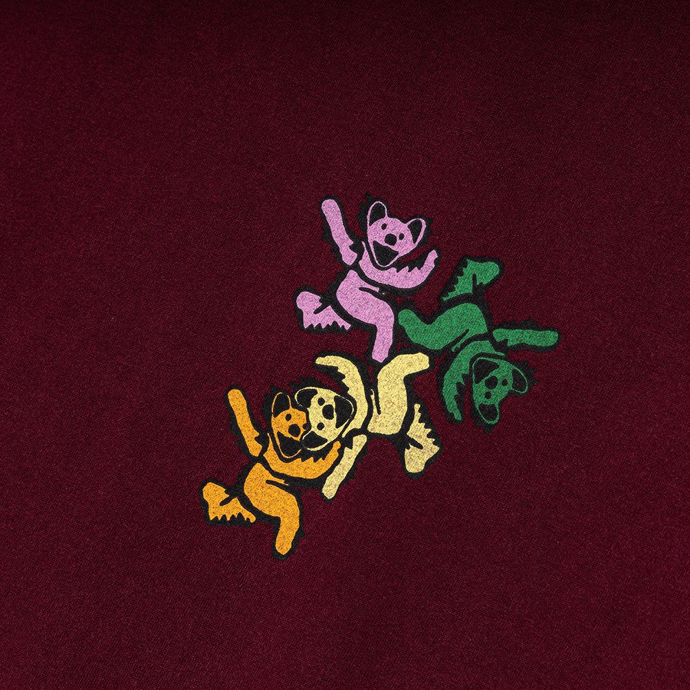 GD Ol' Dancing Bears Tee | Burgundy