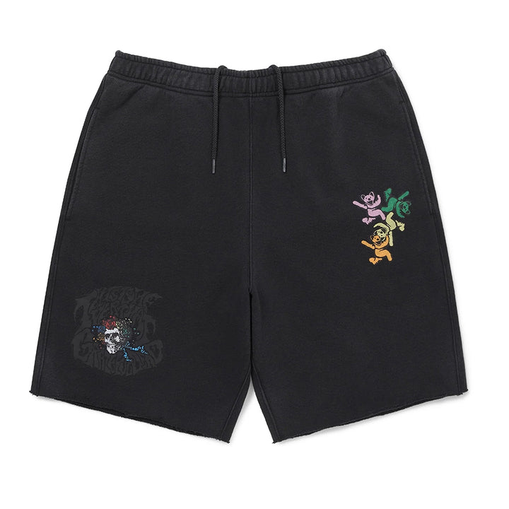 GD Ol' Dancing Bears Washed Sweat Short | Off Black