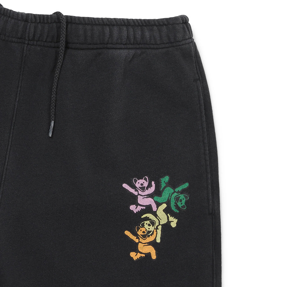 GD Ol' Dancing Bears Washed Sweat Short | Off Black