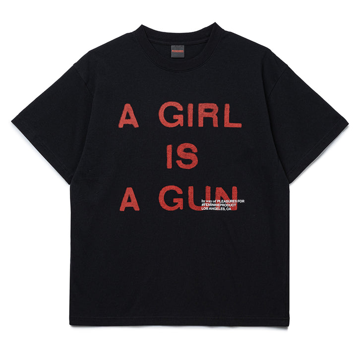 Girl Is A Gun Tee | Black