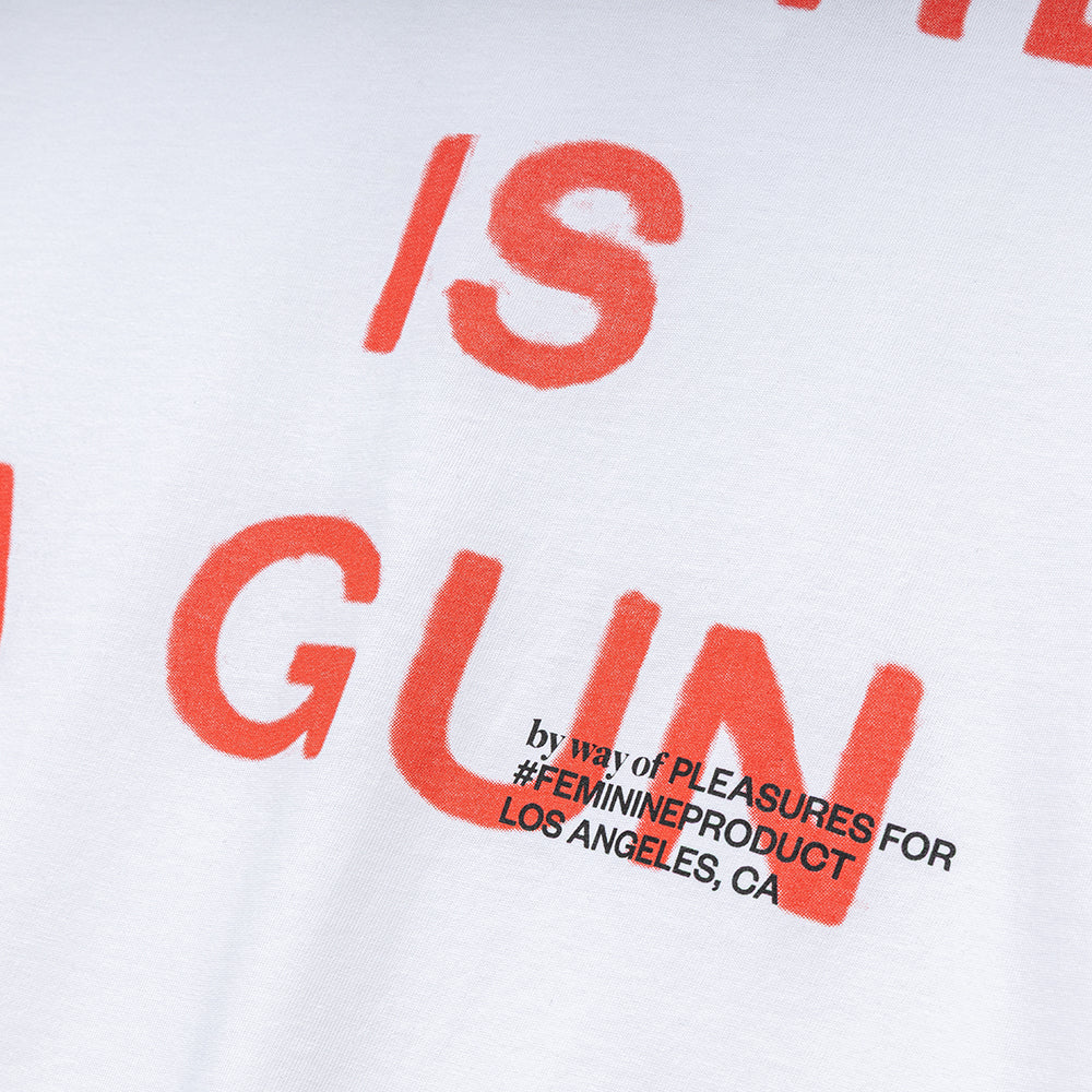 Girl Is A Gun Tee | White