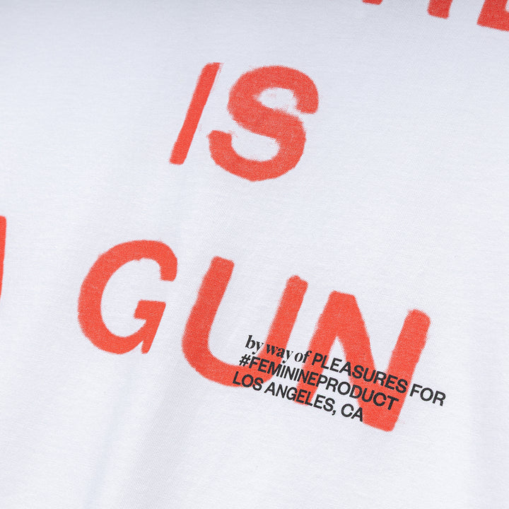 Girl Is A Gun Tee | White
