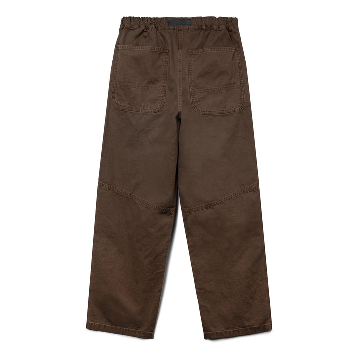 Hemp Canvas Double Knee Pant | Brown