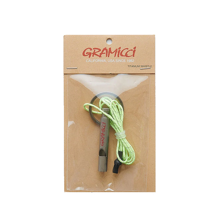 Titanium Survival Whistle | Lime