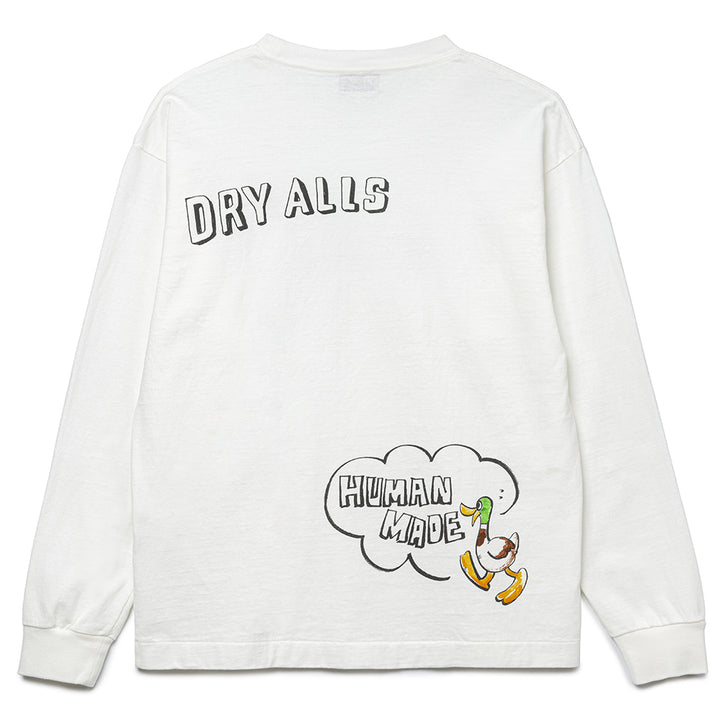 Graphic L/S Tee | White