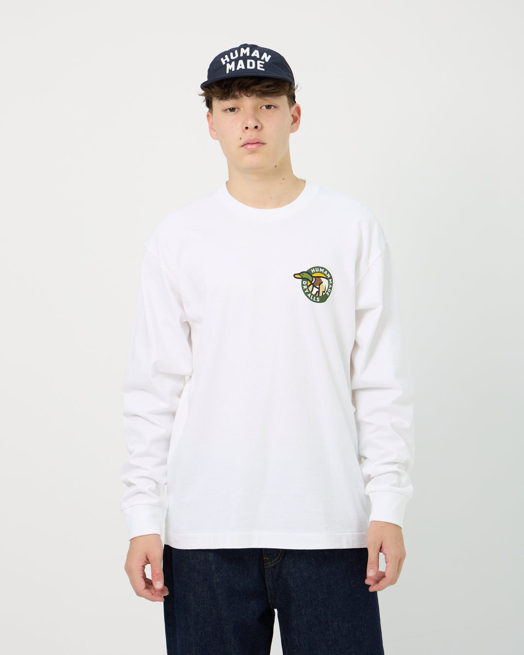Graphic #6 L/S Tee | White