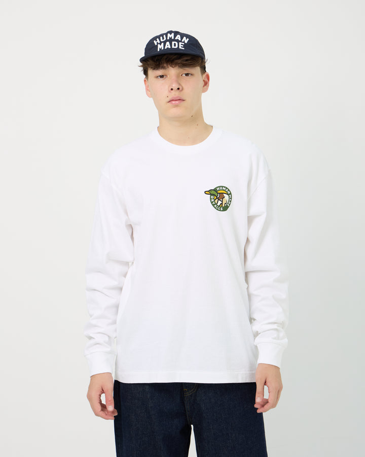 Graphic #6 L/S Tee | White