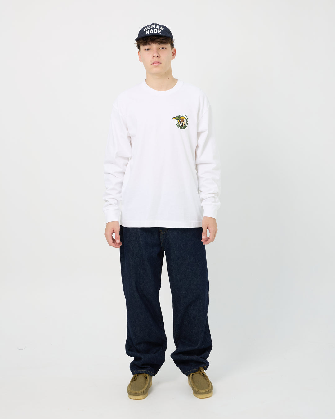 Graphic #6 L/S Tee | White