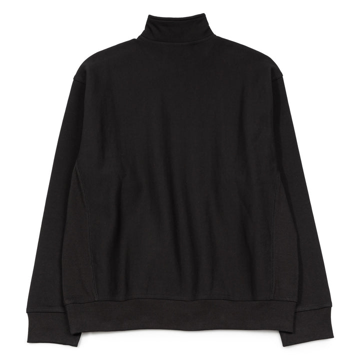 Half Zip American Script Sweatshirt | Black