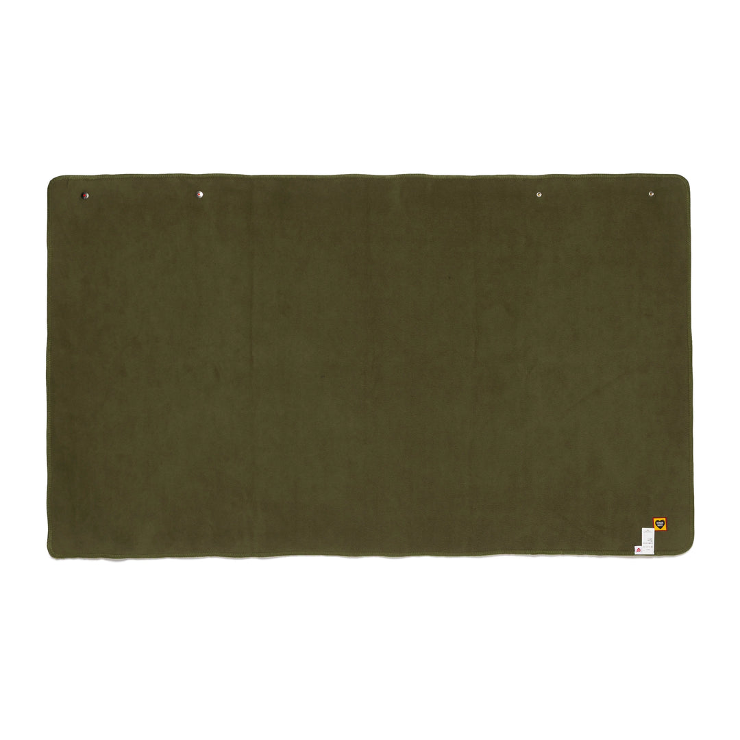 Heart Fleece Blanket | Olivedrab