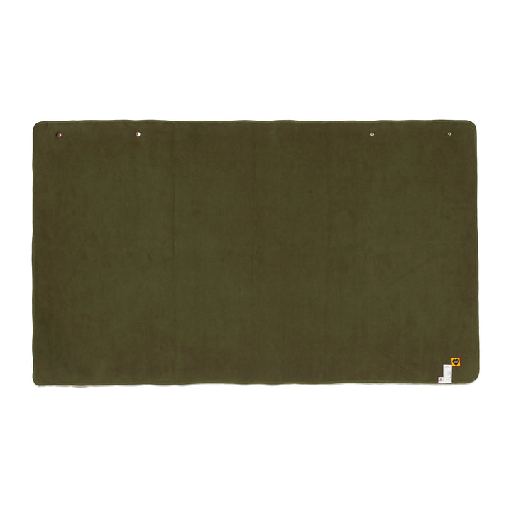 Heart Fleece Blanket | Olivedrab