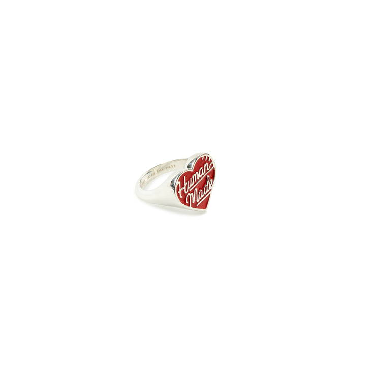 Heart Silver Ring | Red