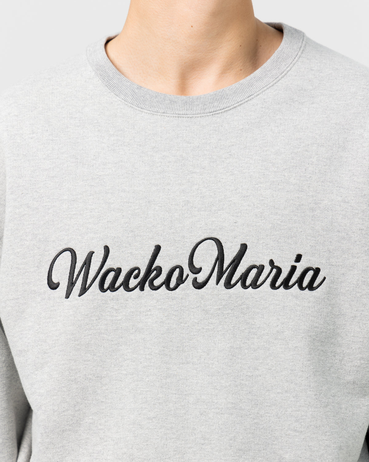 Wacko Maria Heavy Weight Crew Neck Sweat Shirt | Black