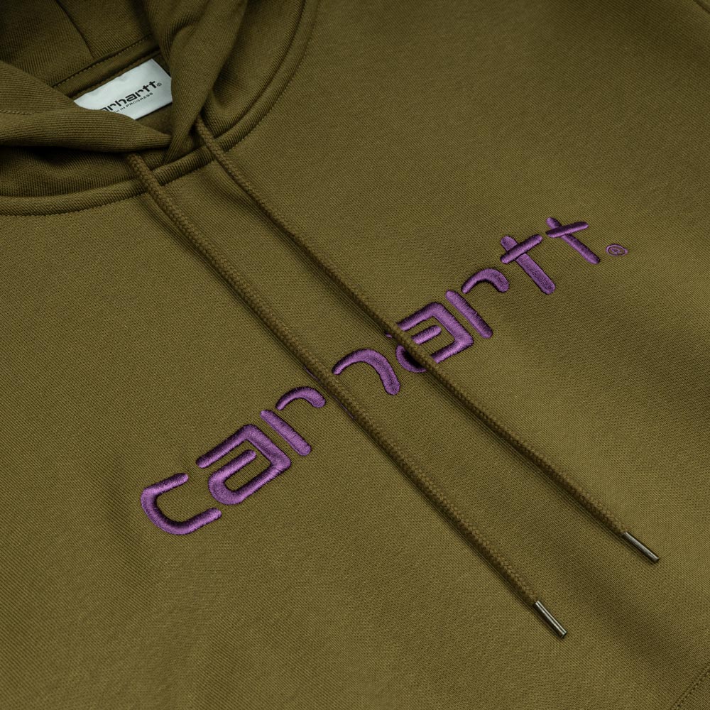 Carhartt WIP Hooded Carhartt Sweatshirt | Highland Cassis – CROSSOVER