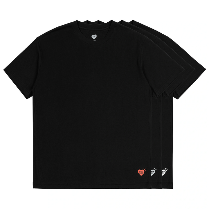 3-Pack Set Tee | Black