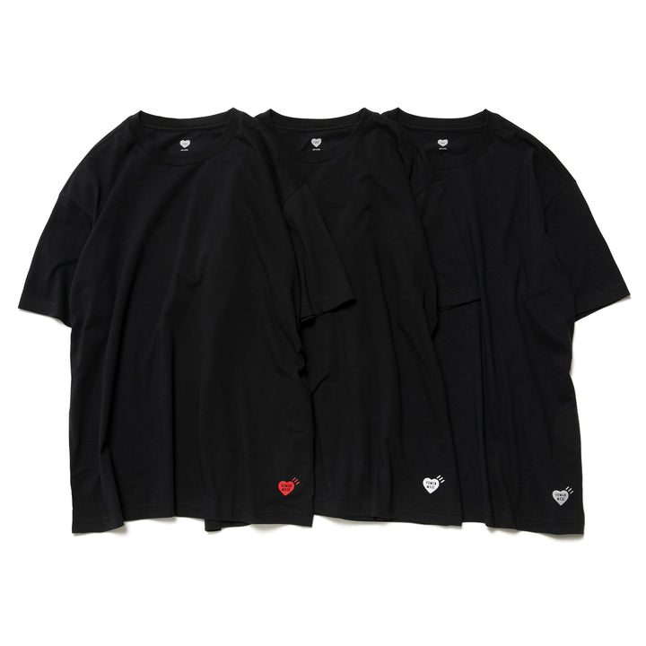 3-Pack Set Tee | Black