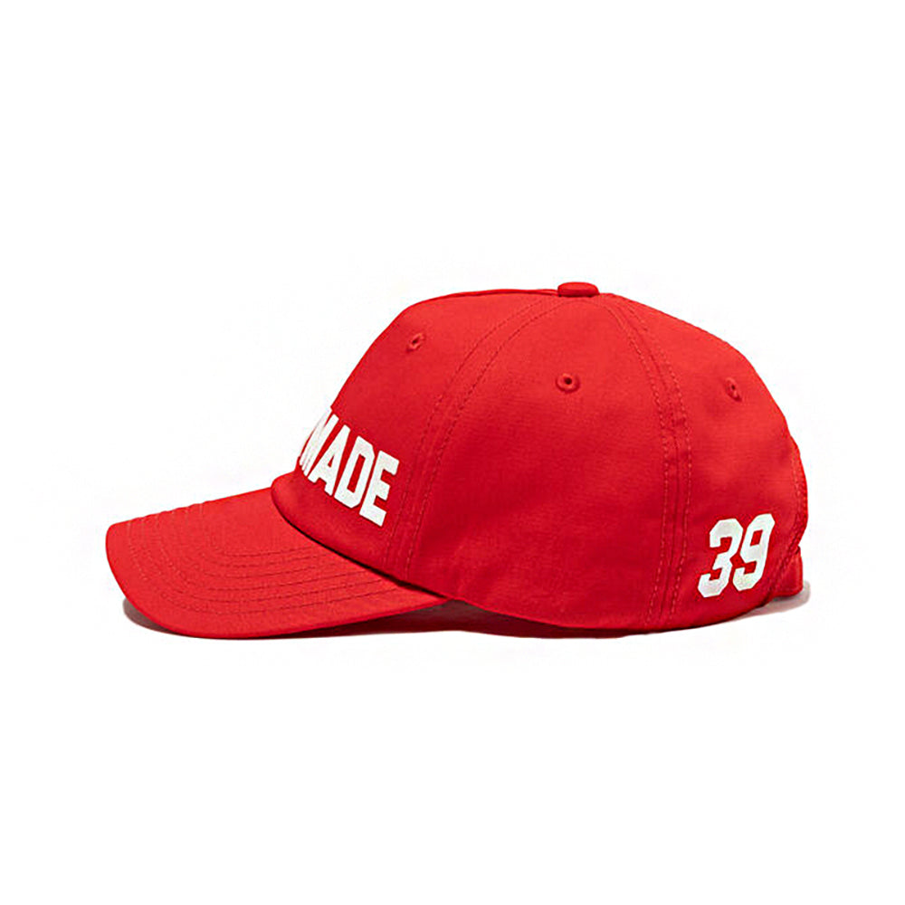 5 Panel Twill Cap | Red