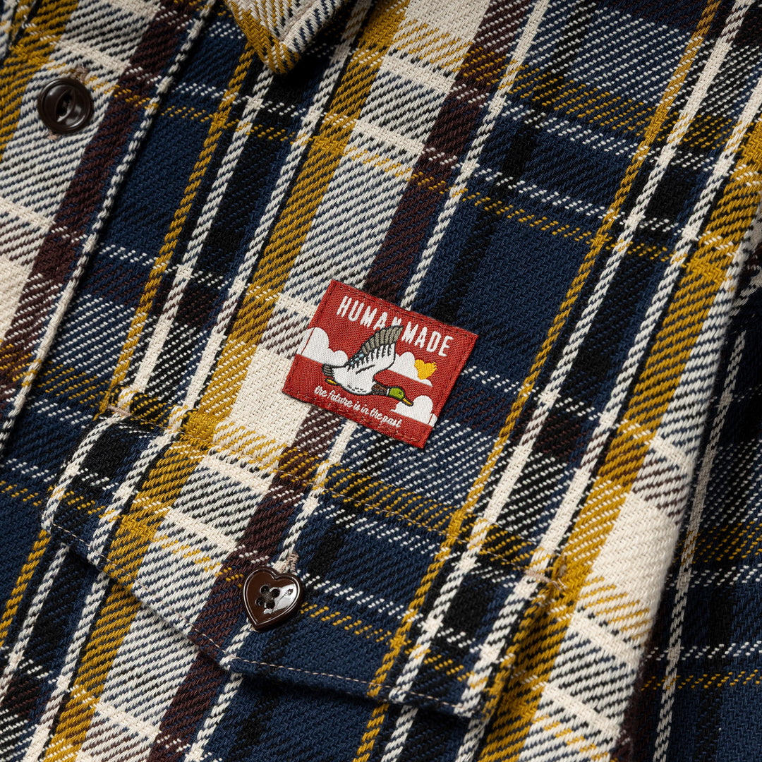 Human Made Check L/S Shirt | Navy Human Made Check L/S Shirt | Navy