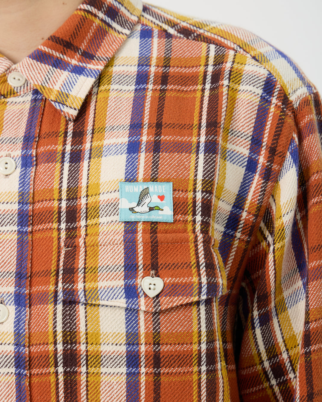 Check Shirt | Orange