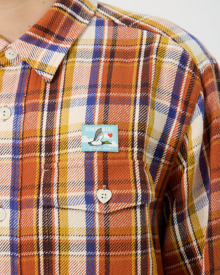 Check Shirt | Orange