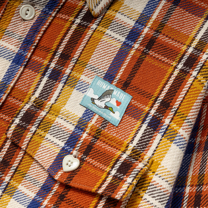 Check Shirt | Orange